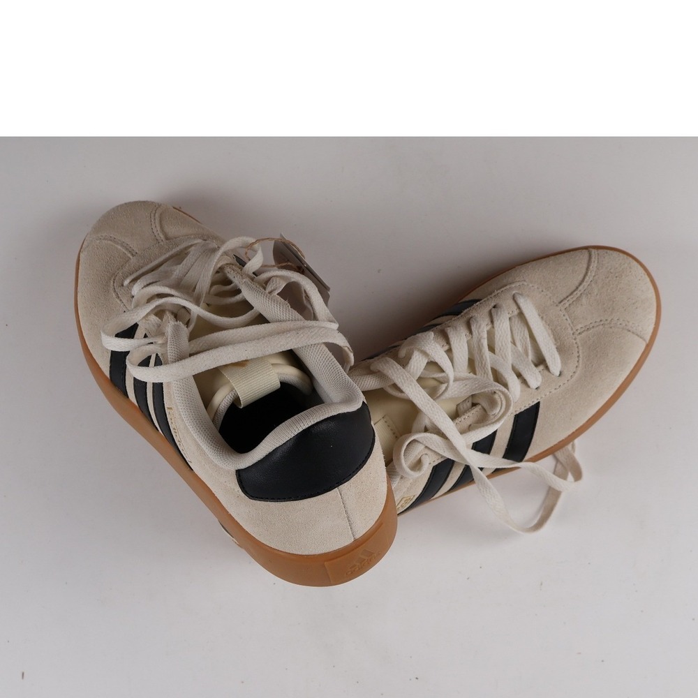 Adidas Sneakers VL Court 3.0 Beige Black 8 Suede NWT - Picture 5 of 8